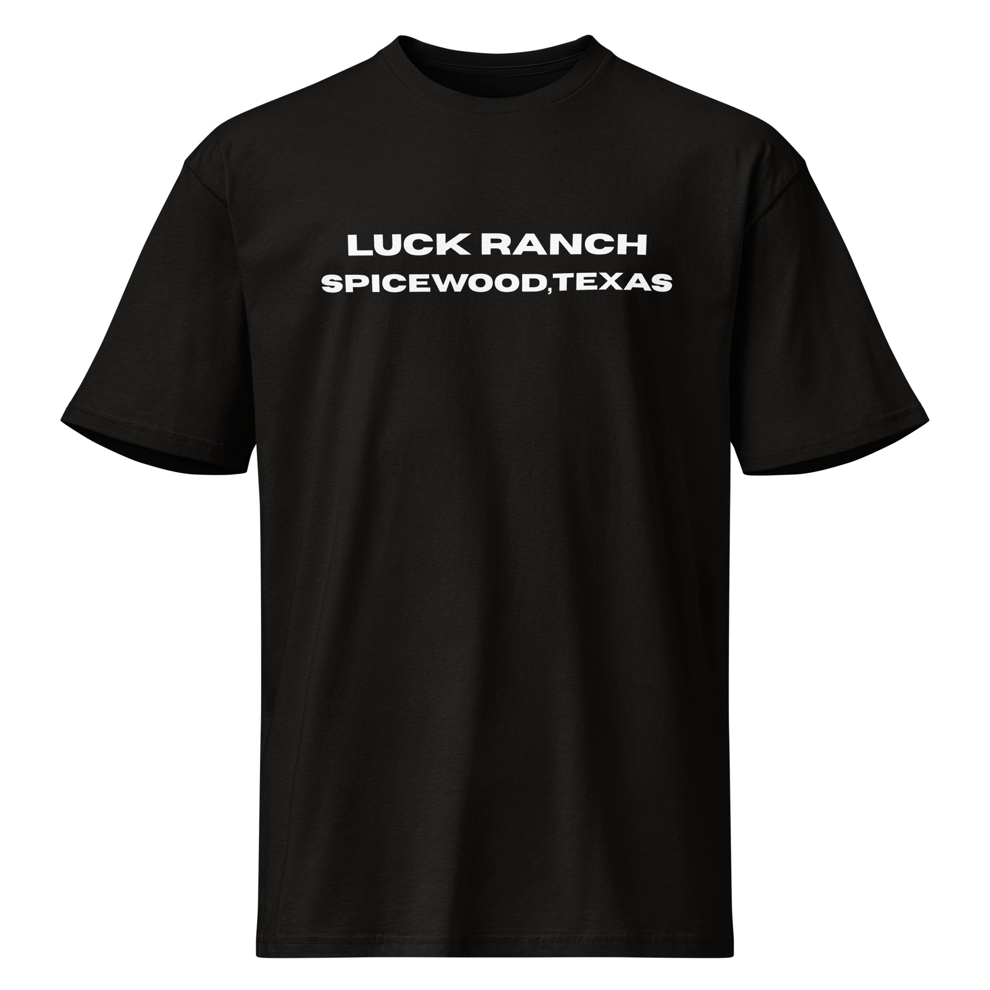 World Hippie Luck Ranch Men's Premium Short Sleeve Tee, multiple sizes, tees category