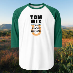 World Hippie TOM MIX Baseball Tee, multiple sizes, tees category