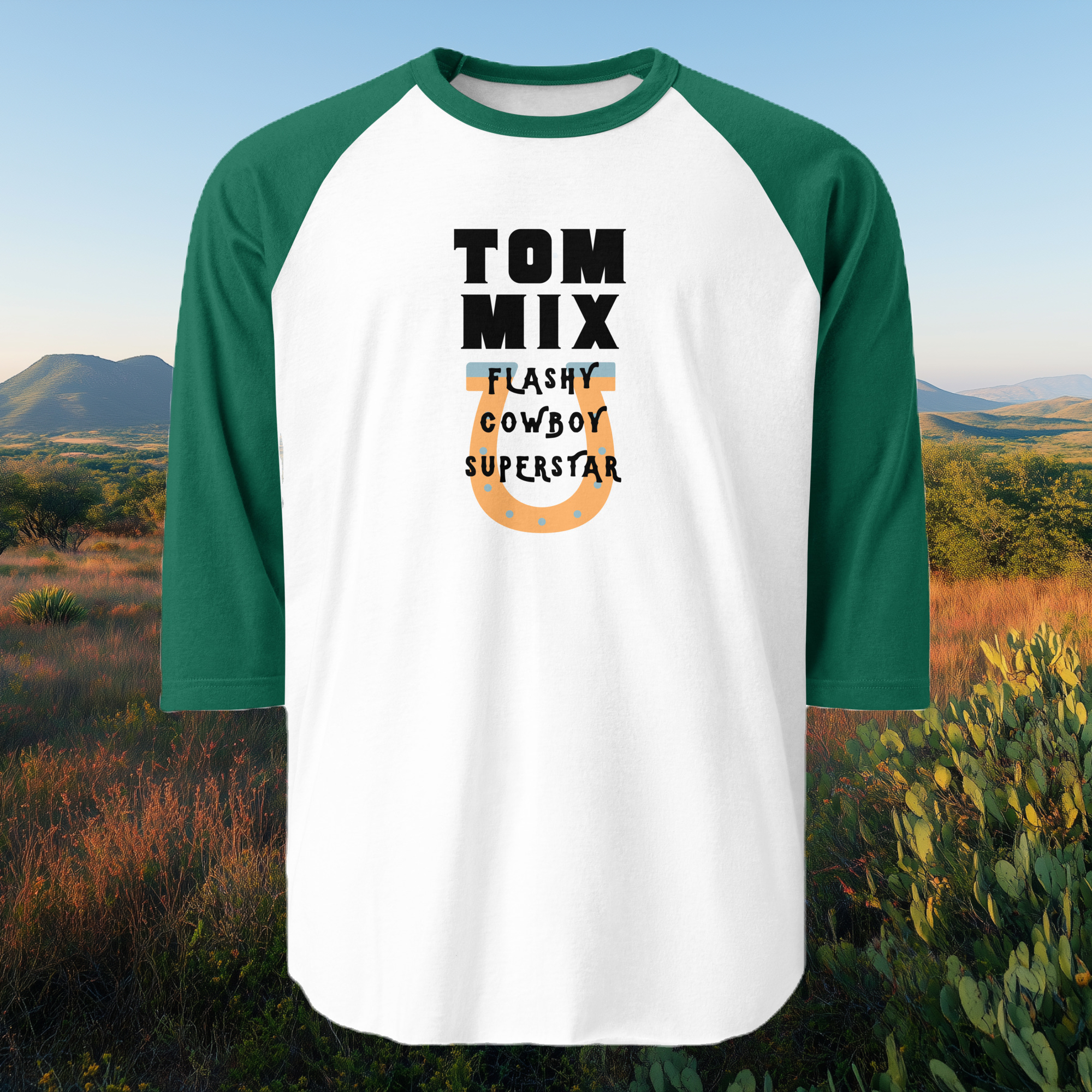 World Hippie TOM MIX Baseball Tee, multiple sizes, tees category