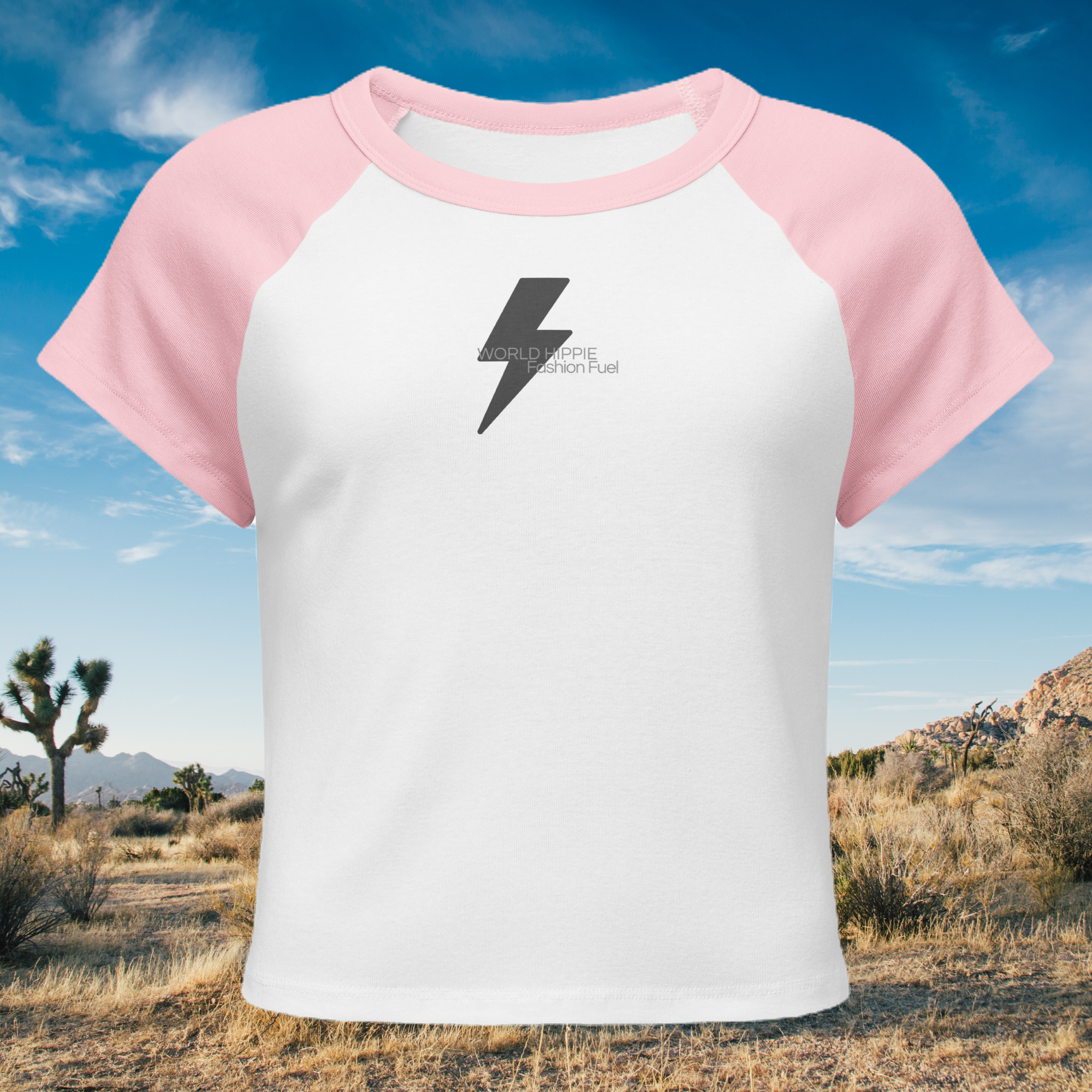 World Hippie W.H. Logo Crop Baby Tee, multiple sizes, tees category