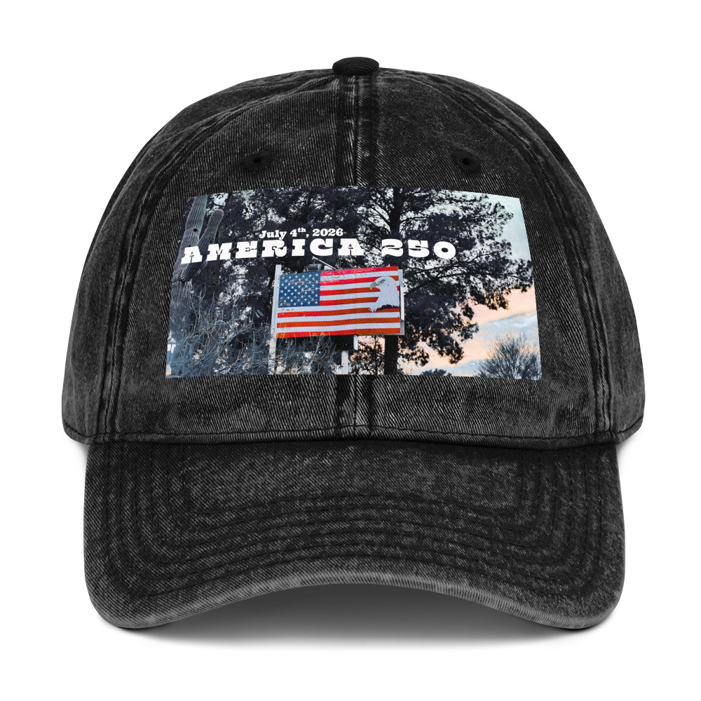 World Hippie America 250 Vintage Cotton Twill Cap, hats category