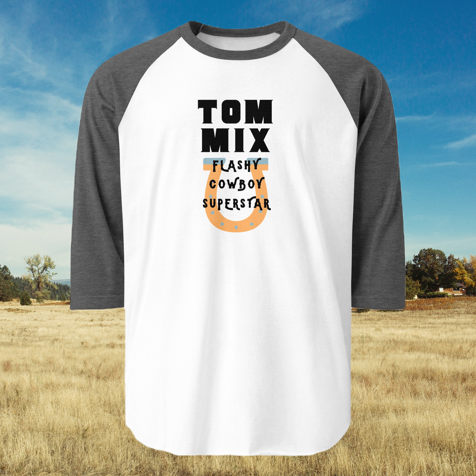 World Hippie TOM MIX Baseball Tee, multiple sizes, tees category