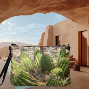 Golden Torch Cactus Wristlet/Crossbody bag
