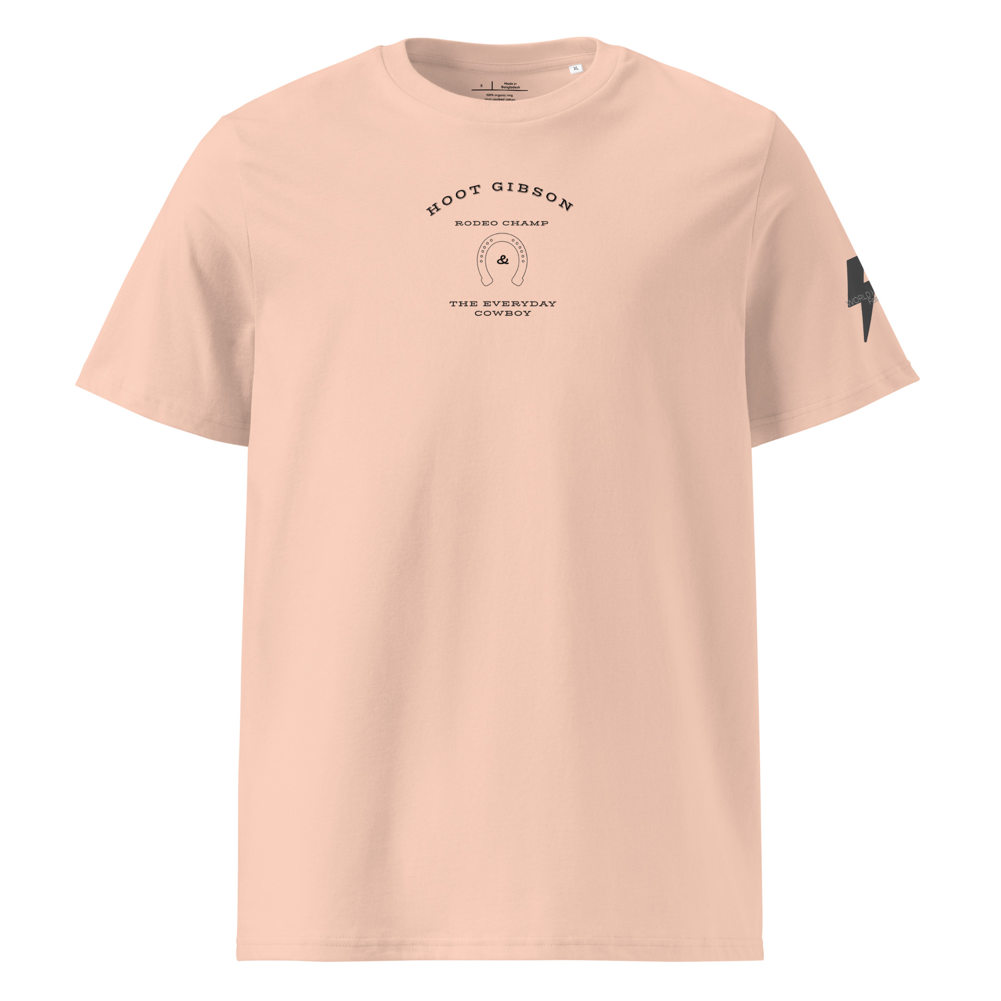 World Hippie Unisex Organic Ribbed Neck T-Shirt, multiple sizes, tees category