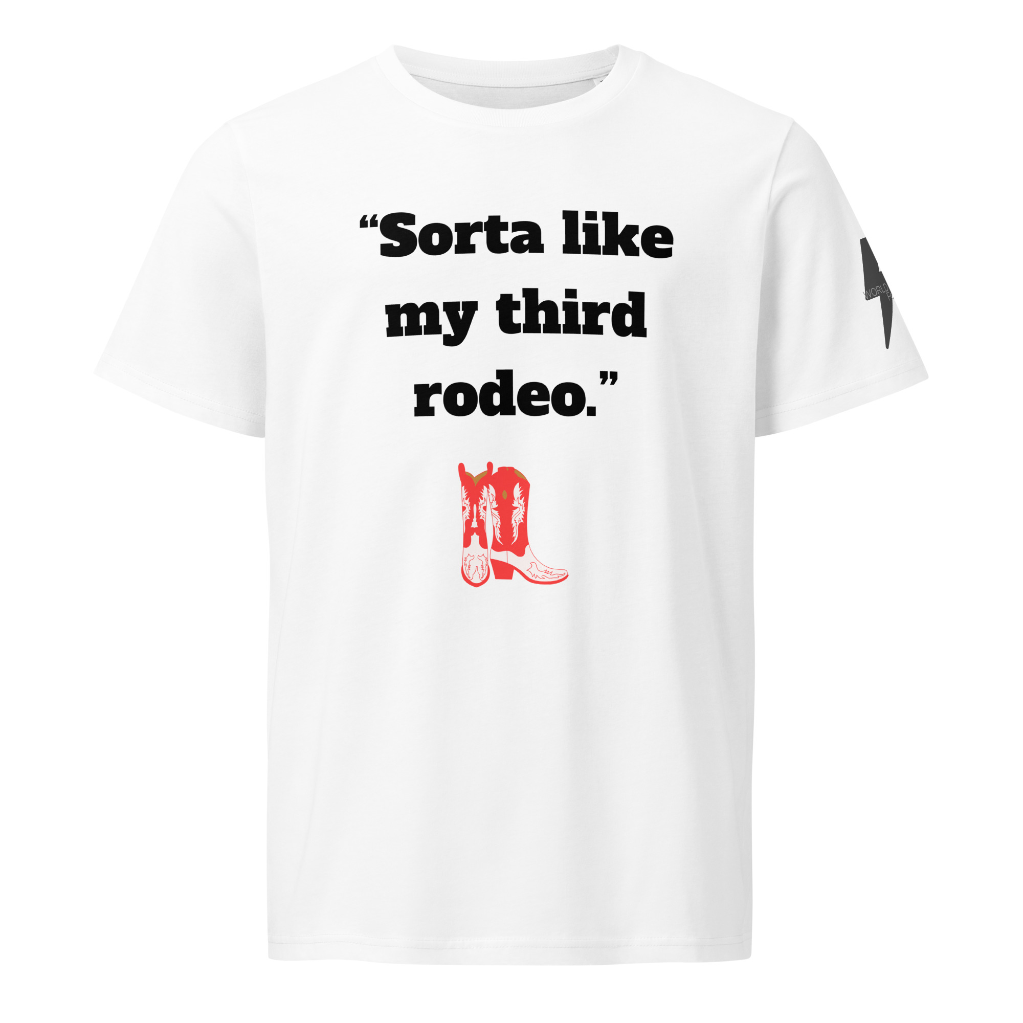 World Hippie Third Rodeo Organic Mid-Light T-Shirt, multiple sizes, tees category