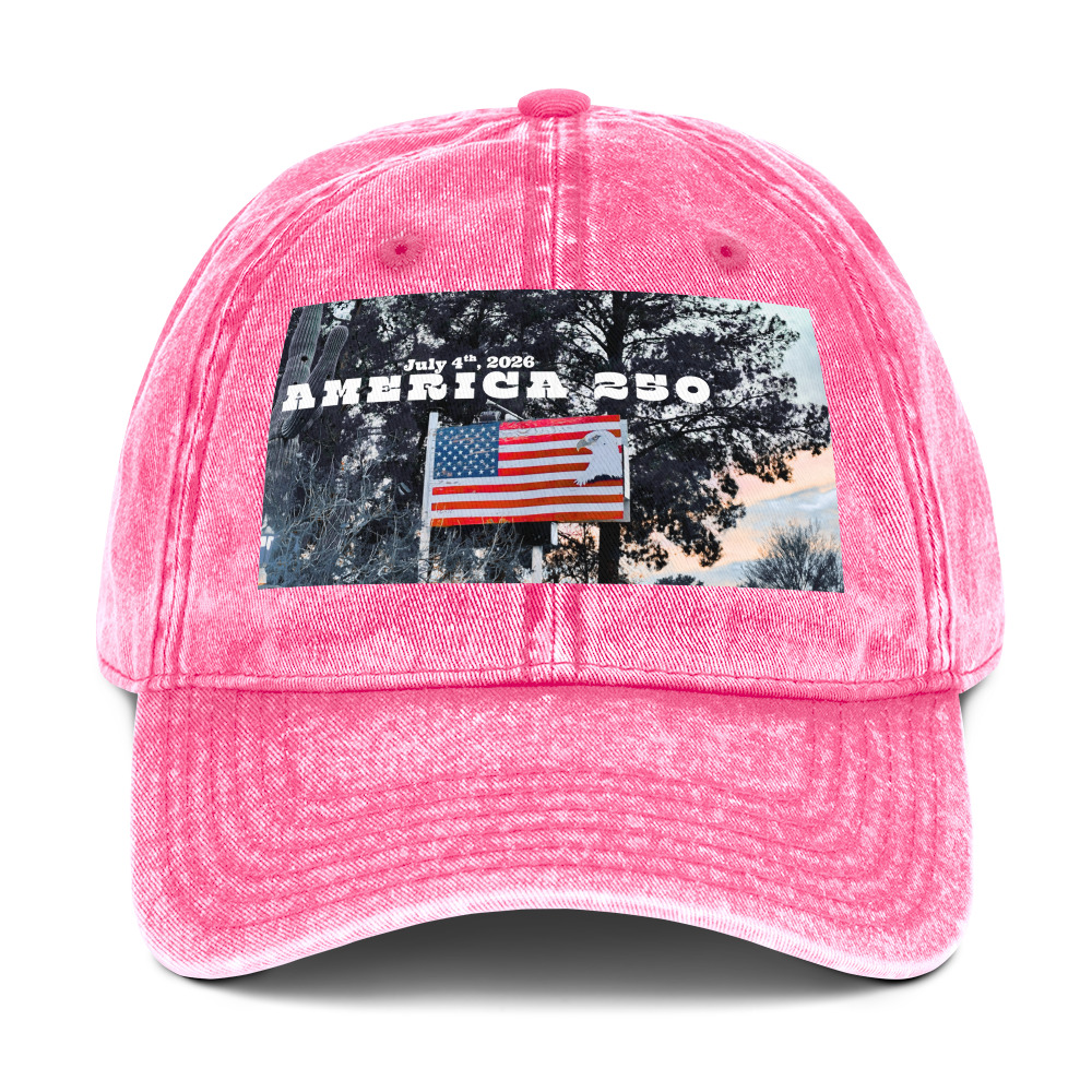 World Hippie America 250 Vintage Cotton Twill Cap, hats category